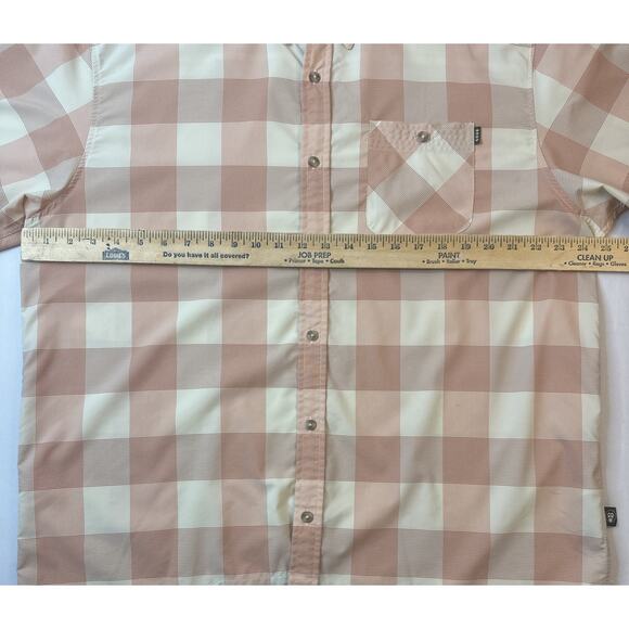 Howler Bros Button Shirt Mens XL Plaid Mesh Lining Breathable Lightweight - Picture 8 of 15